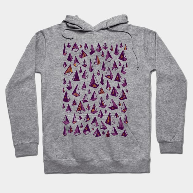 Triangles are my Favorite Shape Hoodie by againstbound